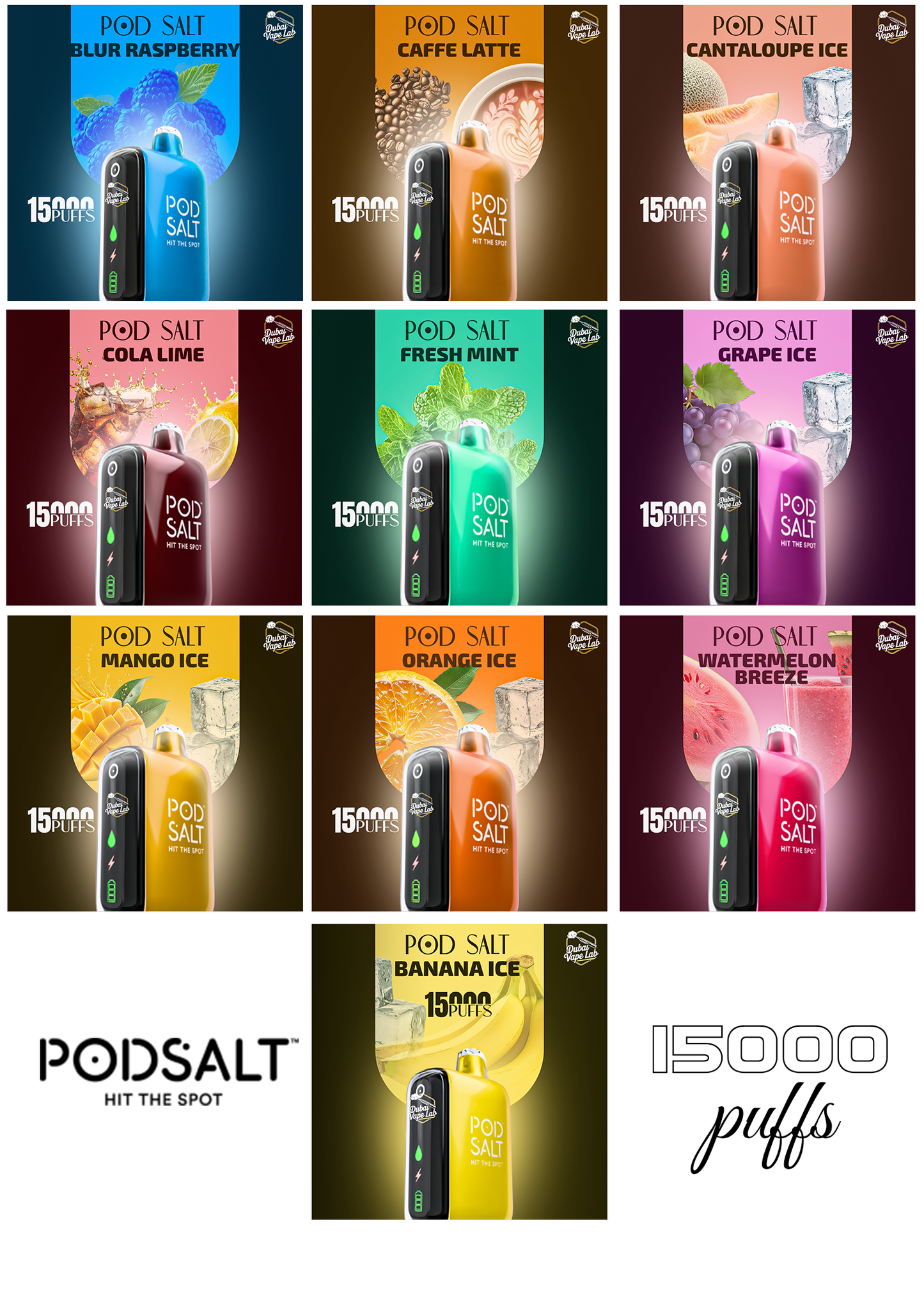 Pod Salt 15000 Puffs Disposable Vape