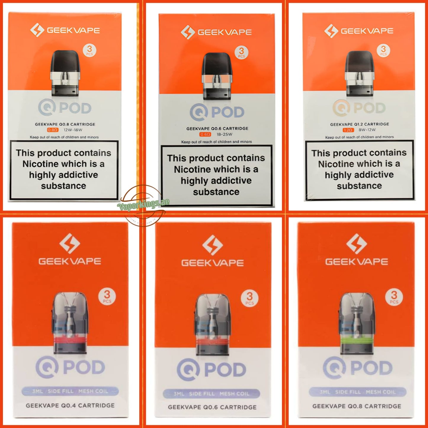Geekvape Q Pod Cartridge in Dubai