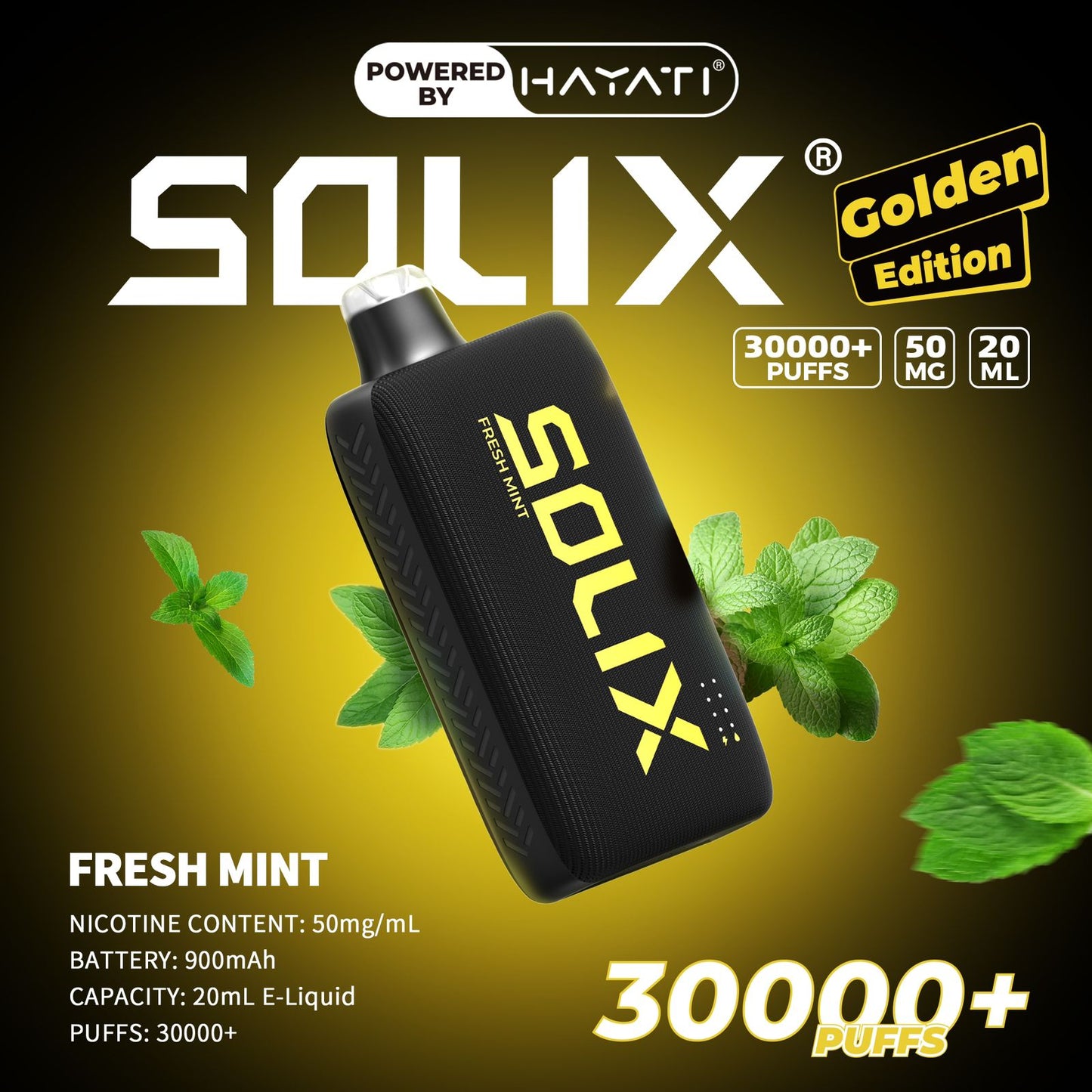 Hayati Solix 30000 Puffs Disposable Vape in Dubai