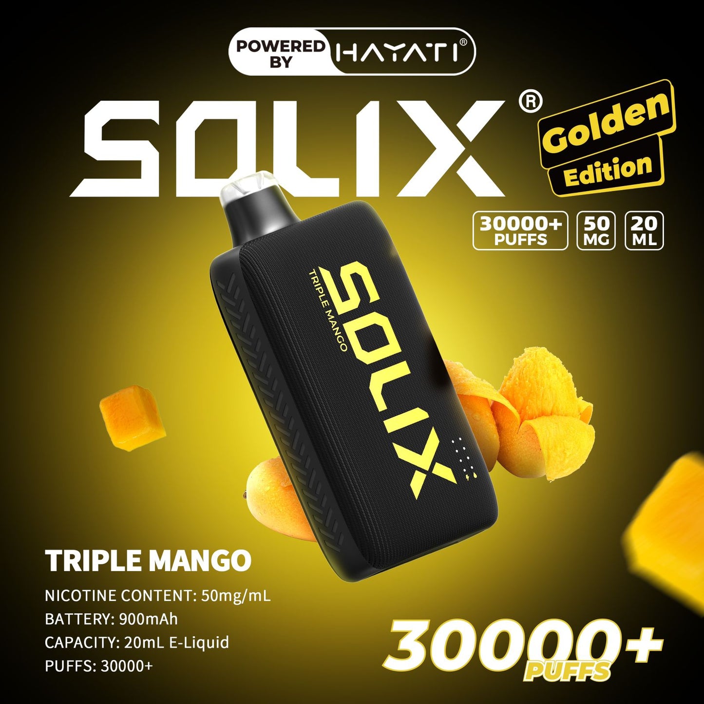 Hayati Solix 30000 Puffs Disposable Vape in Dubai