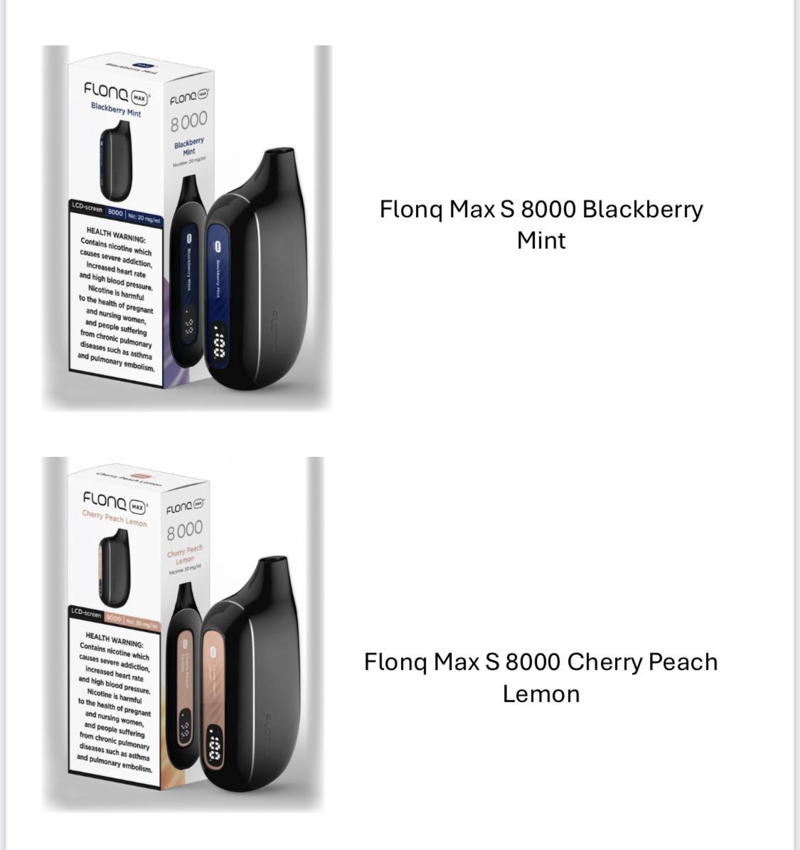 Flonq Max S 8000 Puffs Disposable Vape