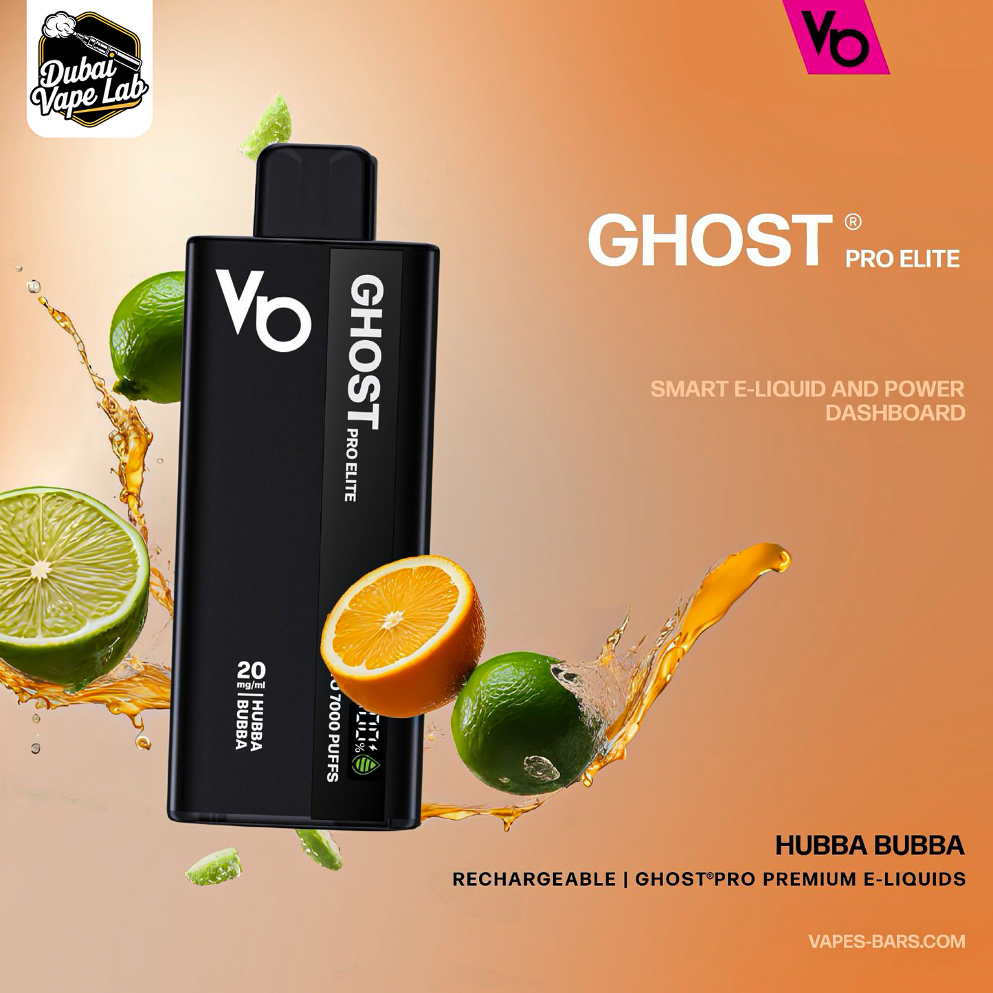 Vapes Bars Ghost Pro Elite 7000 Puffs Disposable Vape In Dubai, UAE