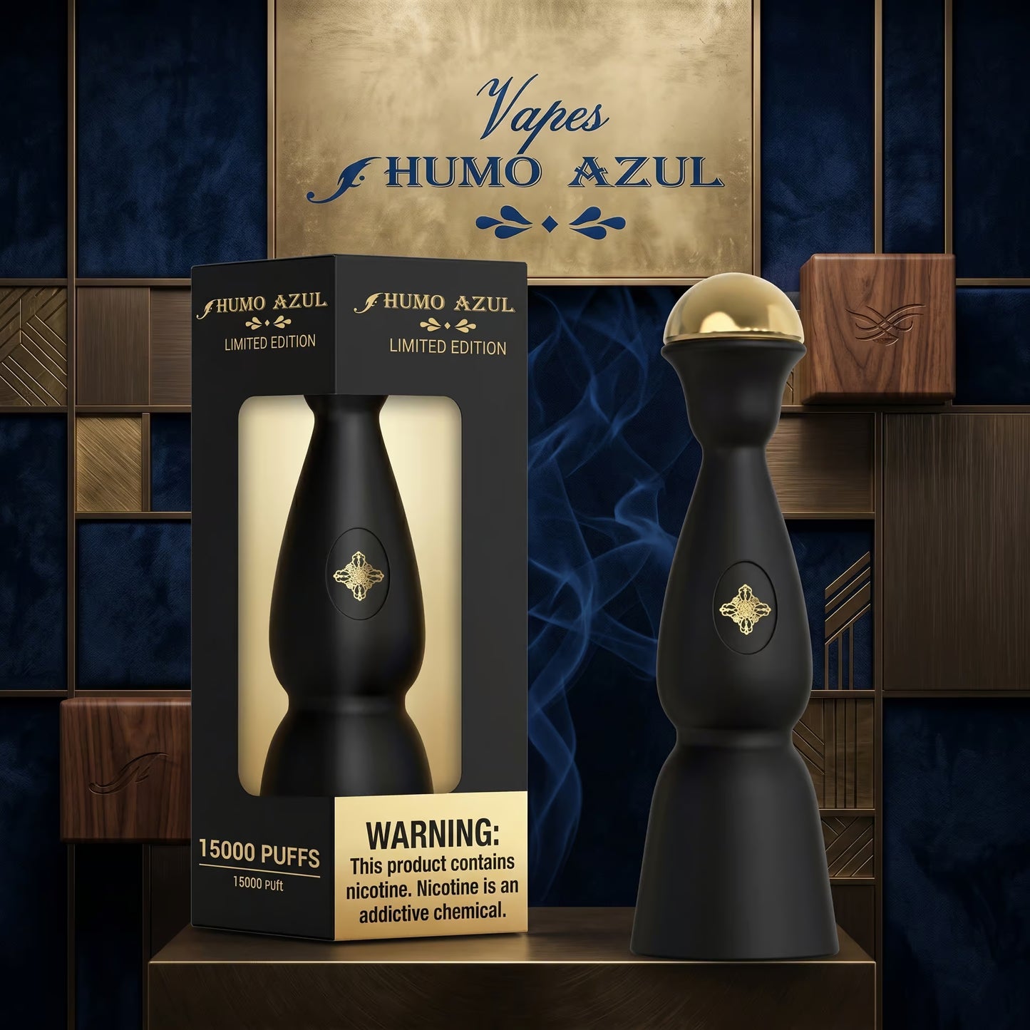 Humo Azul 15000 Puffs Rose Gold Limited Edition