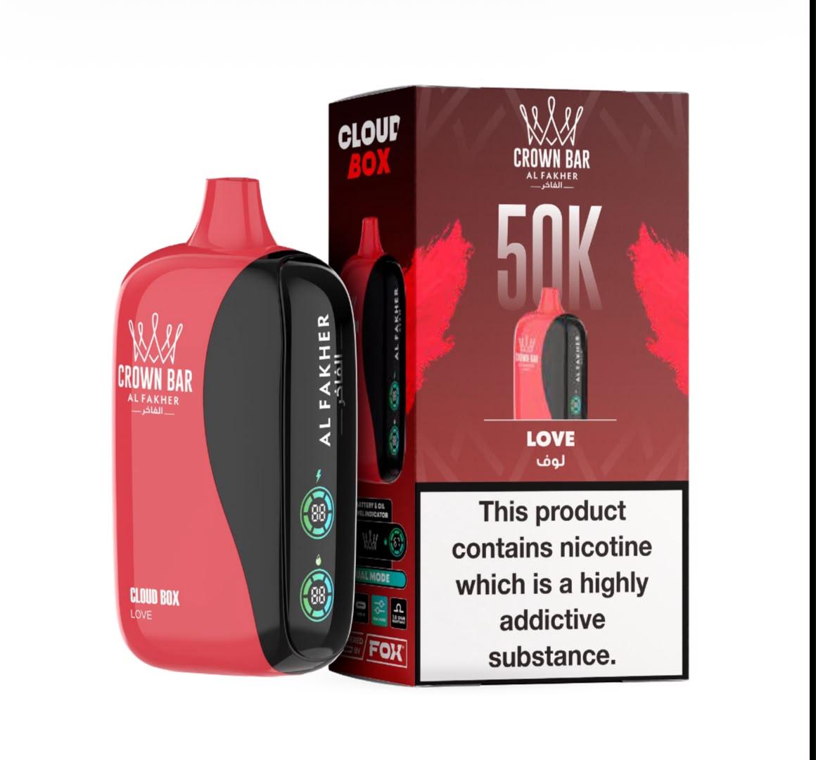 Al Fakher Crown Bar 50K Cloud Box 50000 Puffs