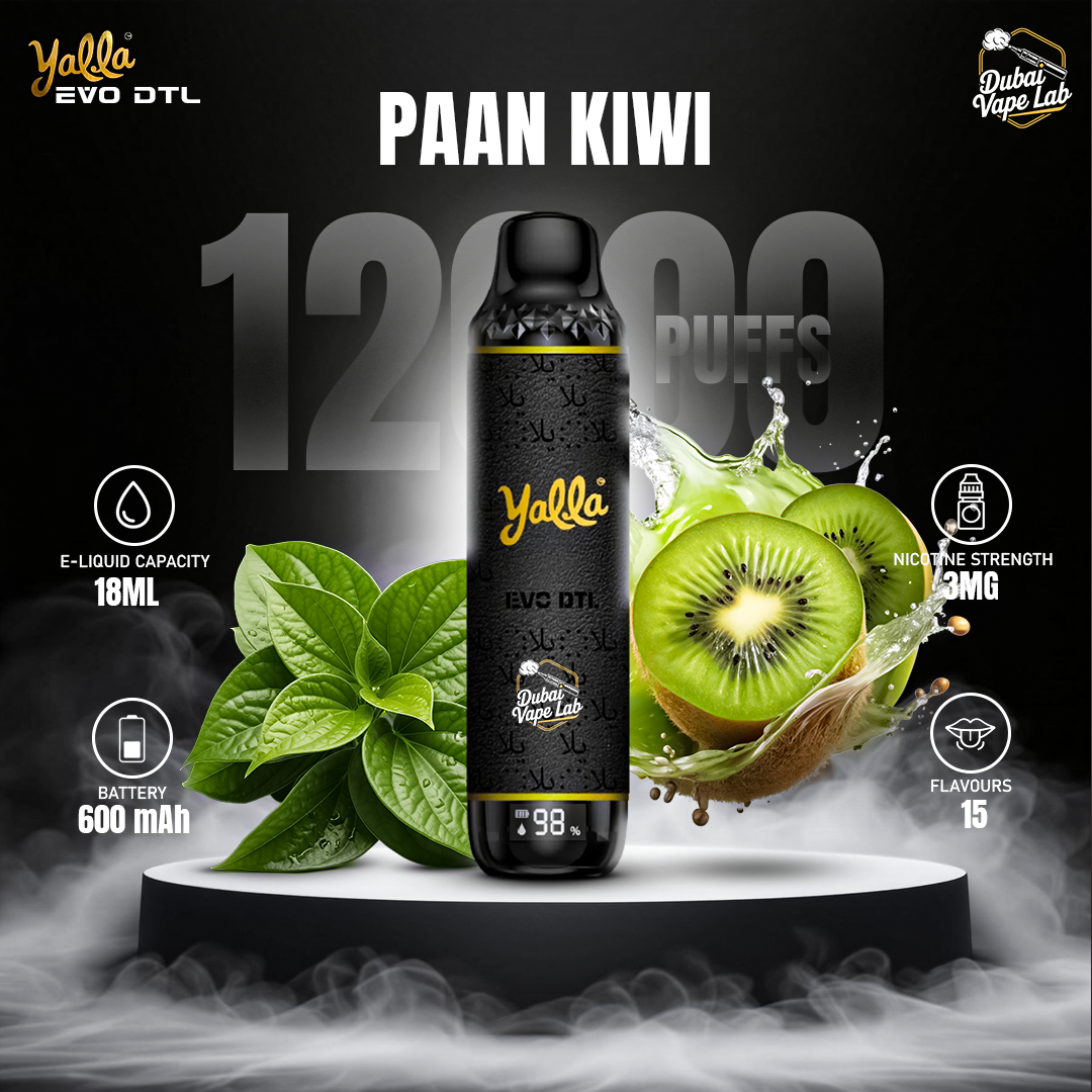 Yalla EVO DTL 12000 Puffs Disposable Vape