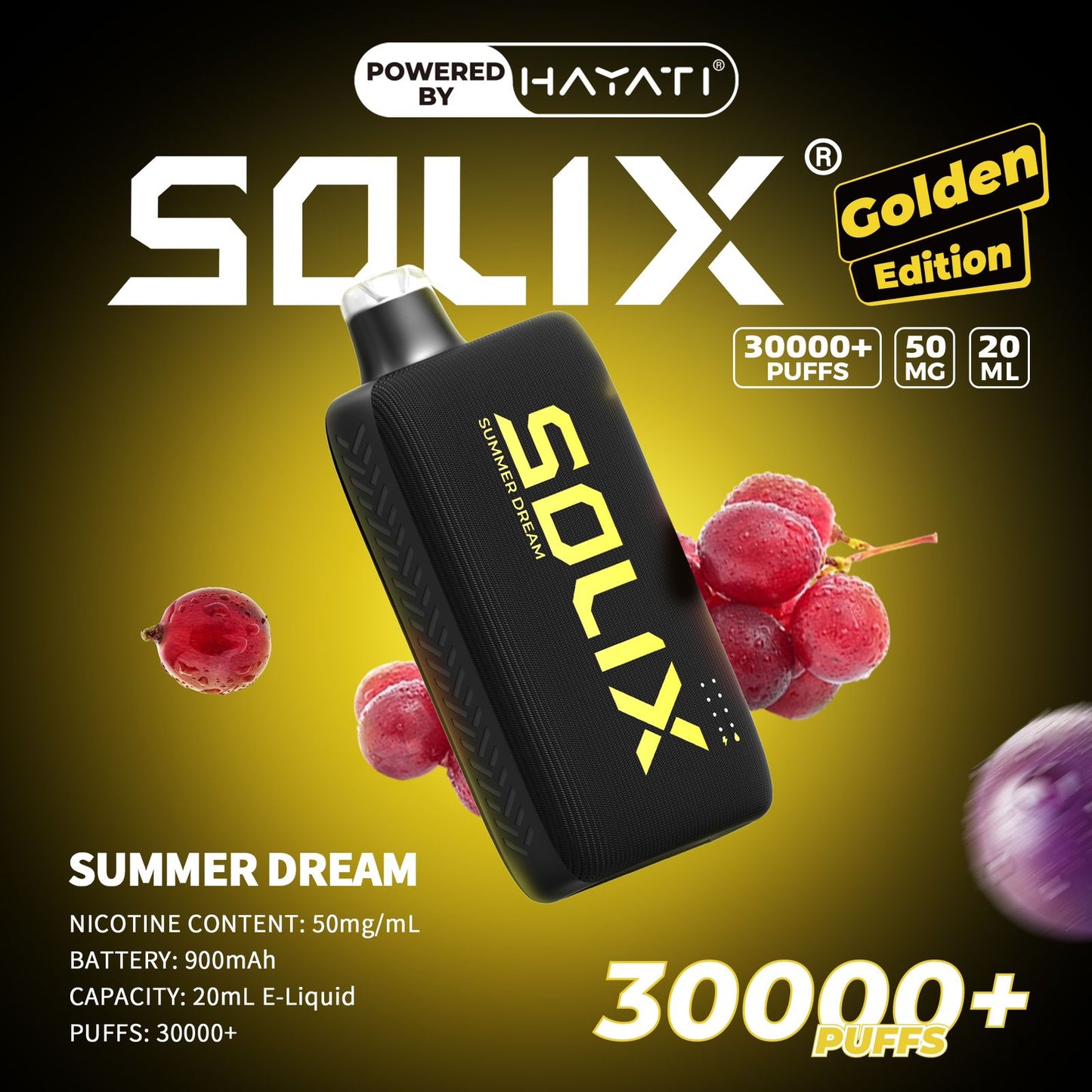 Hayati Solix 30000 Puffs Disposable Vape in Dubai