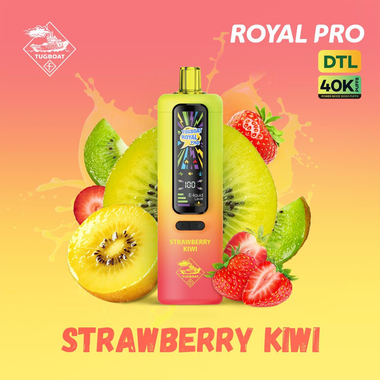 Tugboat Royal Pro DTL 40000 Puff Disposable Vape in Dubai