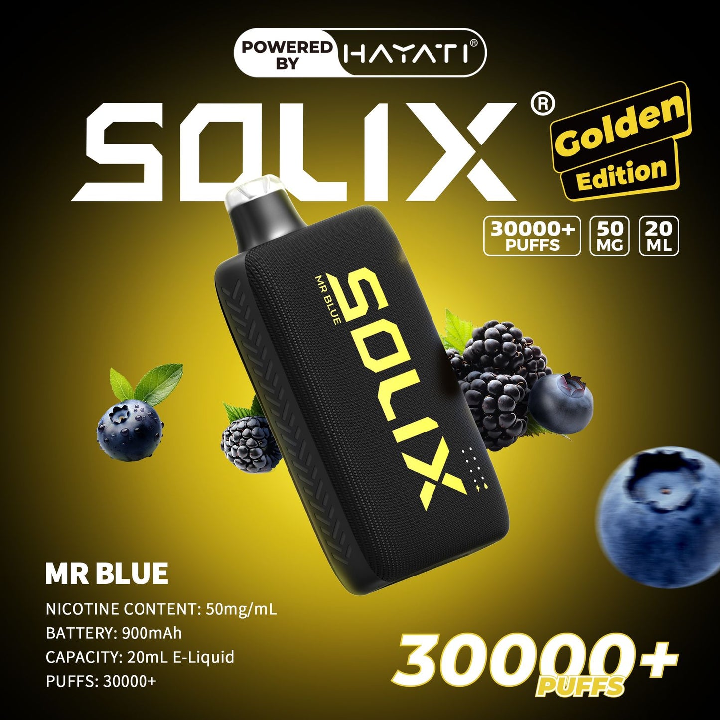 Hayati Solix 30000 Puffs Disposable Vape in Dubai