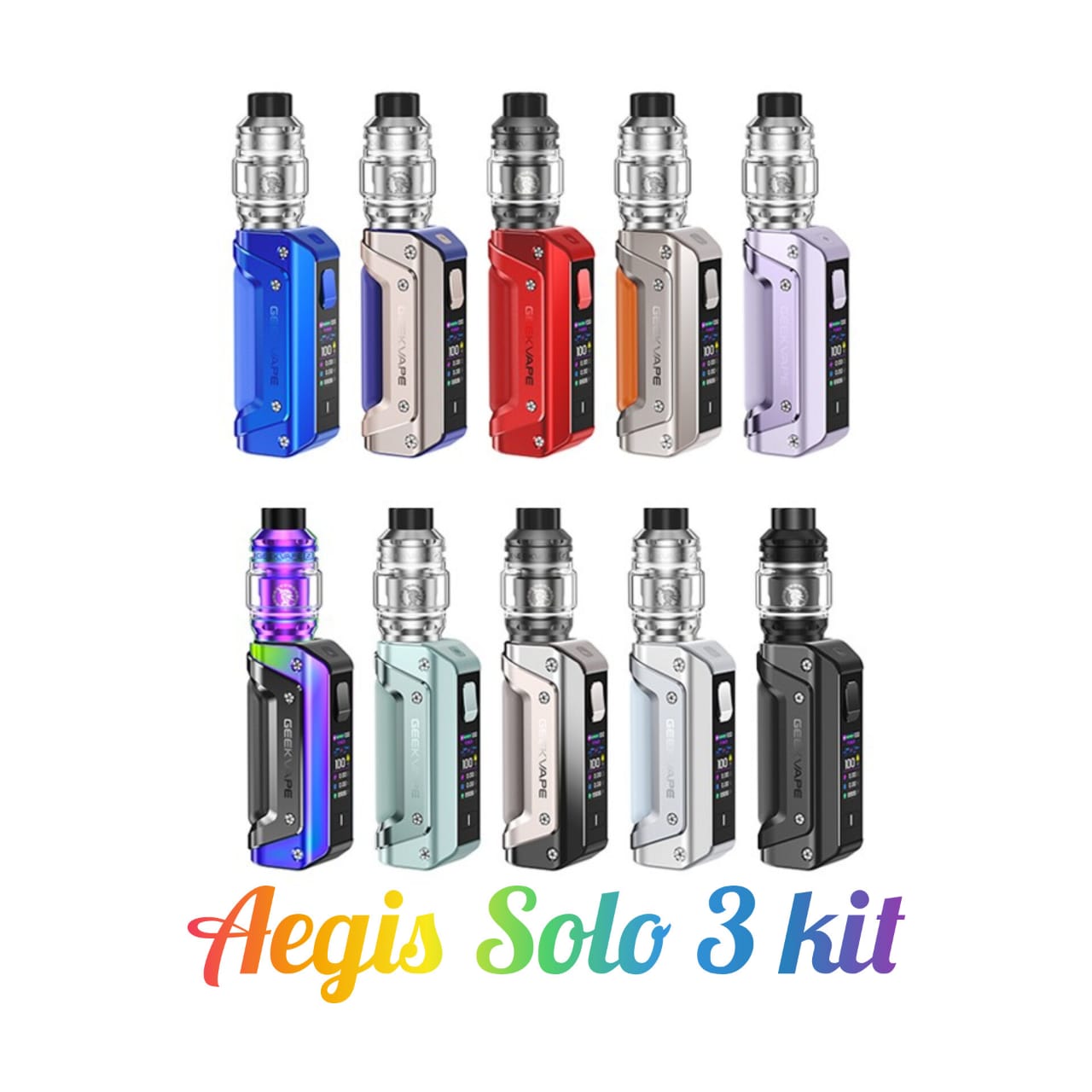 Geekvape Aegis Solo 3 Vape Kit (External Battery)
