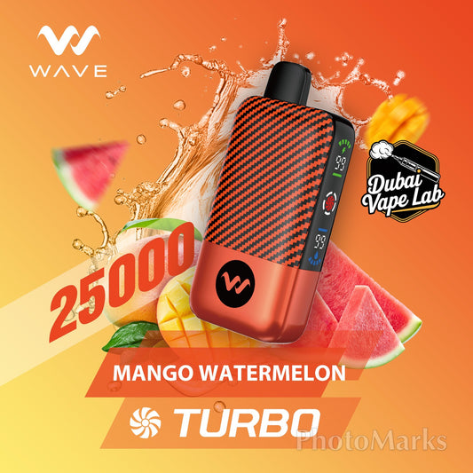 BEST BUY WAVE TURBO COLORS 25000 20 MG/ML(2%) PUFFS DISPOSABLE VAPE IN UAE