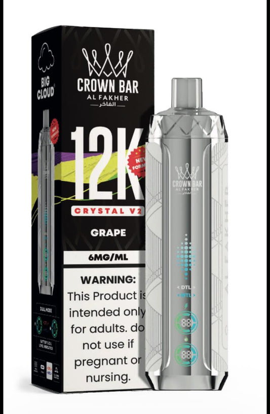Al Fakher Crown Bar (Crystal V2) 12000 Puffs Disposable Vape