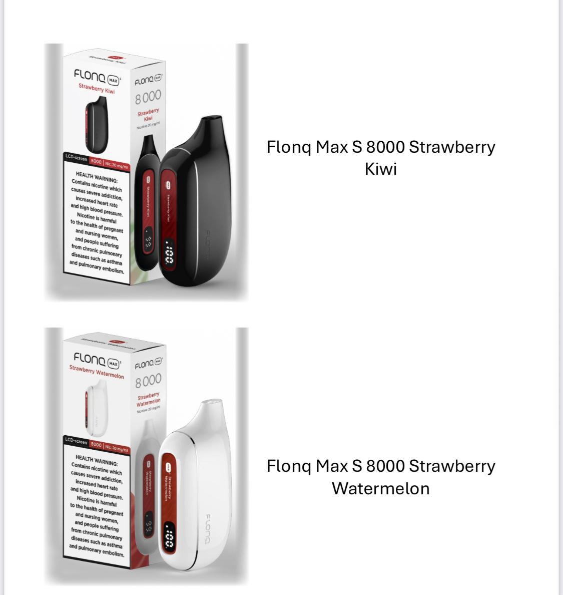 Flonq Max S 8000 Puffs Disposable Vape