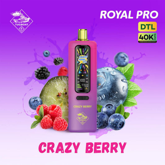 Tugboat Royal Pro DTL 40000 Puff Disposable Vape in Dubai
