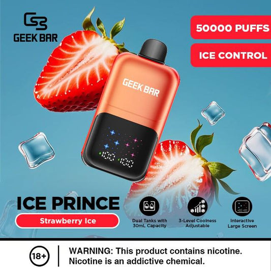 Geek Bar Ice Prince 50000 Puffs Disposable Vape