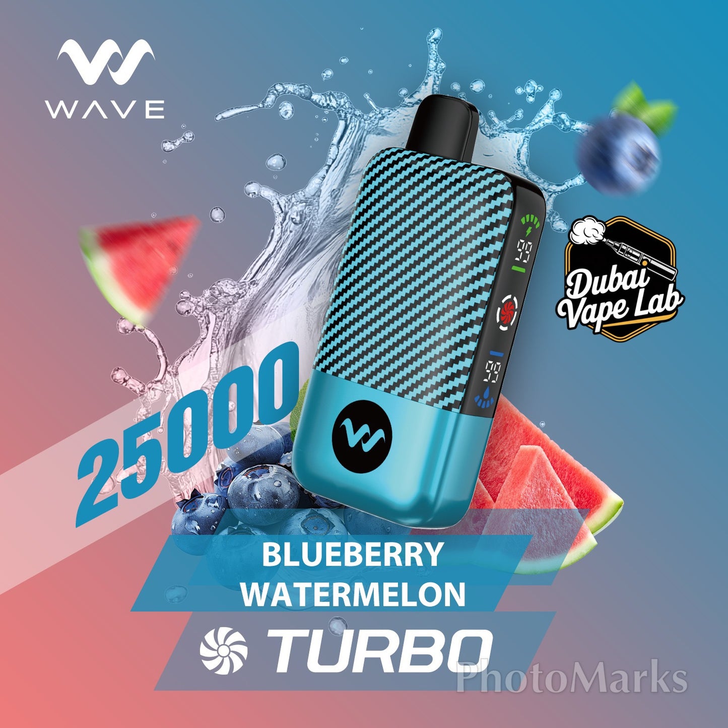 BEST BUY WAVE TURBO COLORS 25000 20 MG/ML(2%) PUFFS DISPOSABLE VAPE IN UAE