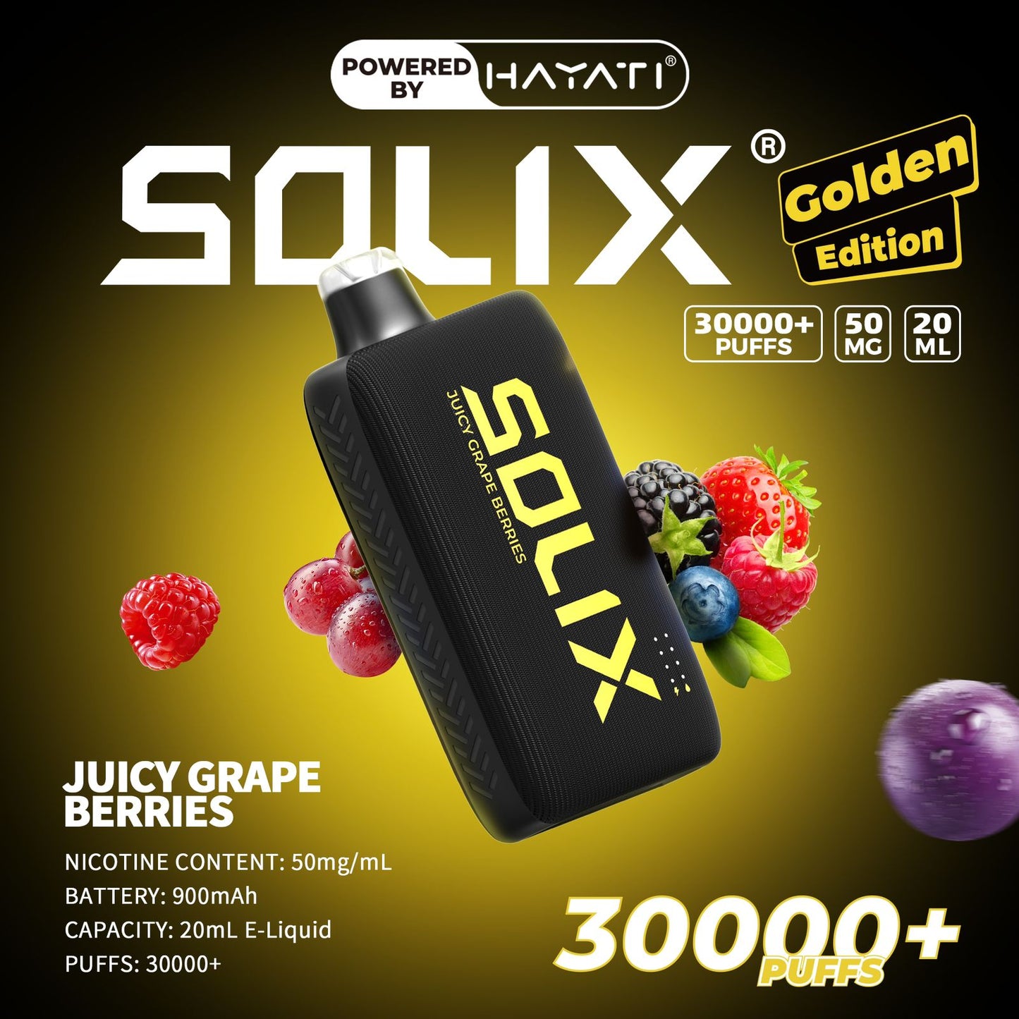 Hayati Solix 30000 Puffs Disposable Vape in Dubai