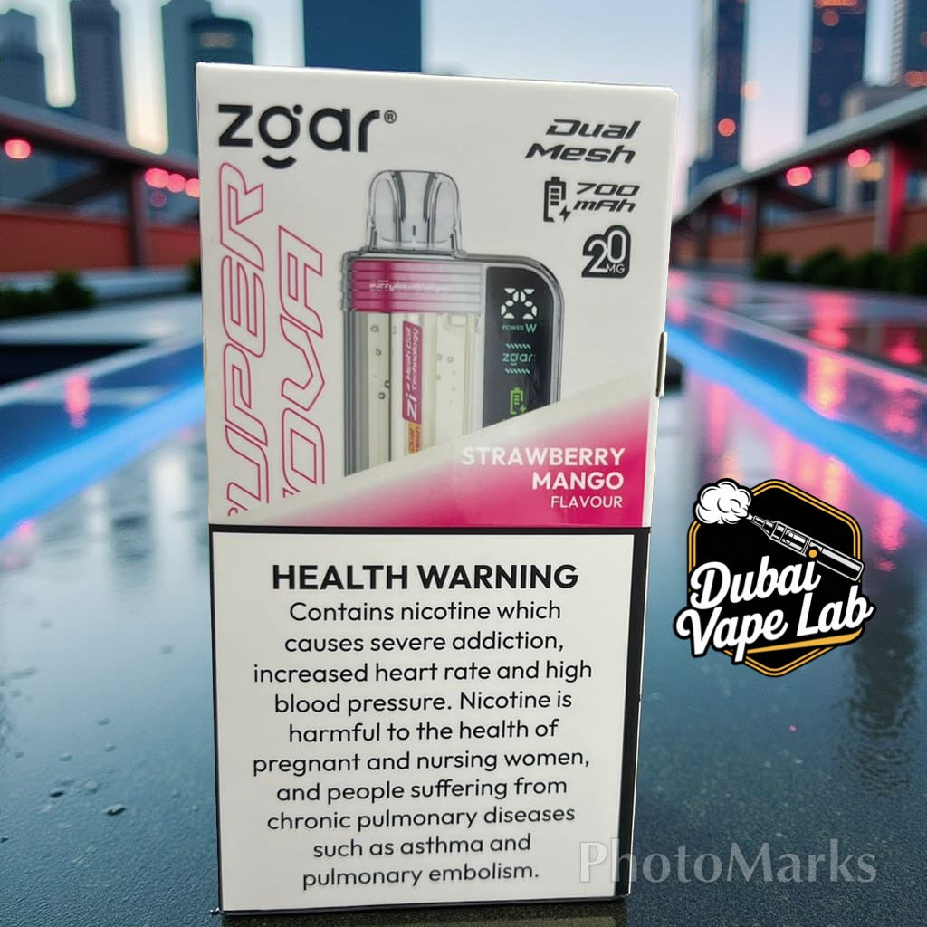 Buy Now ZGAR Supernova 30000 Puffs – 2%mg/18ml Disposable Vape in Dubai