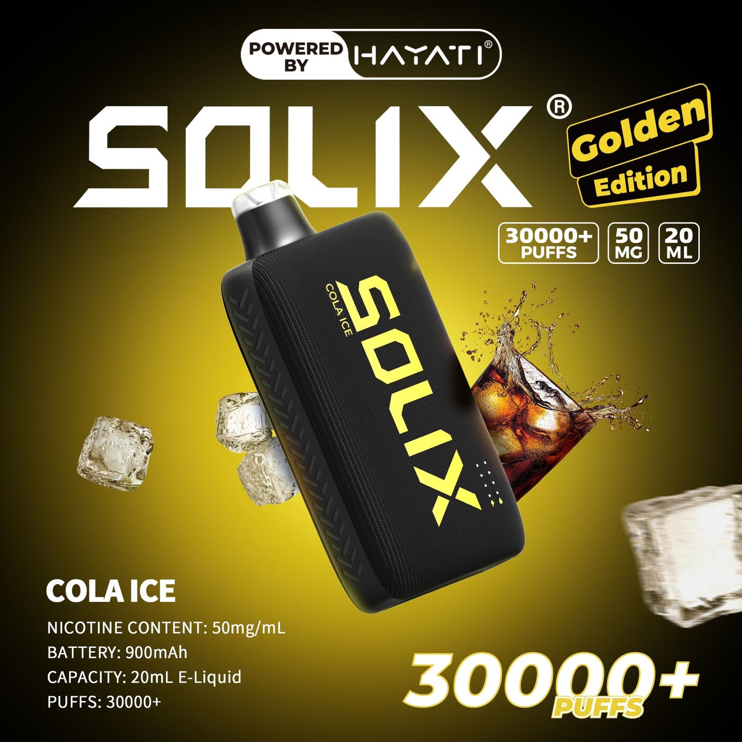 Hayati Solix 30000 Puffs Disposable Vape in Dubai