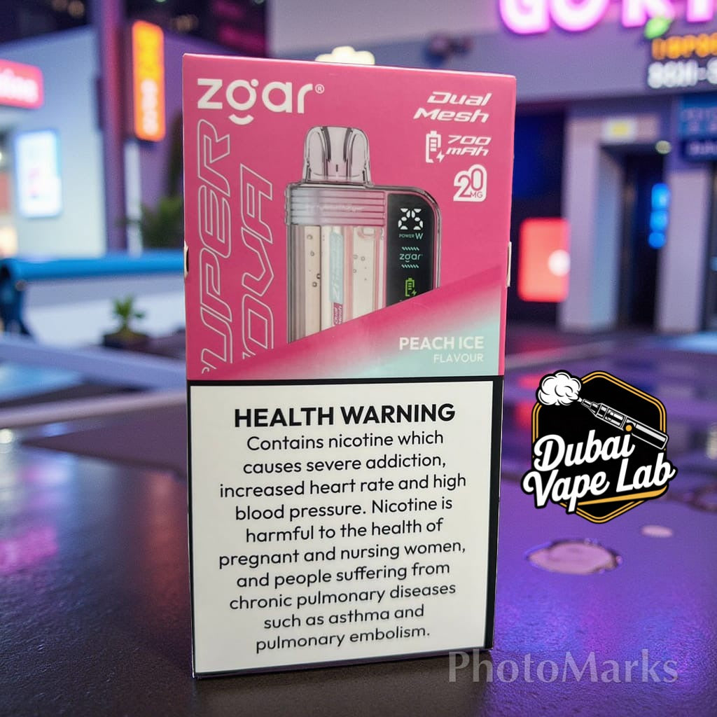 Buy Now ZGAR Supernova 30000 Puffs – 2%mg/18ml Disposable Vape in Dubai