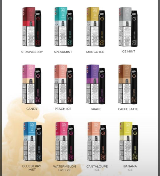 Pod Salt GO Disposable Vape 2500 Puffs In Dubai Now Available