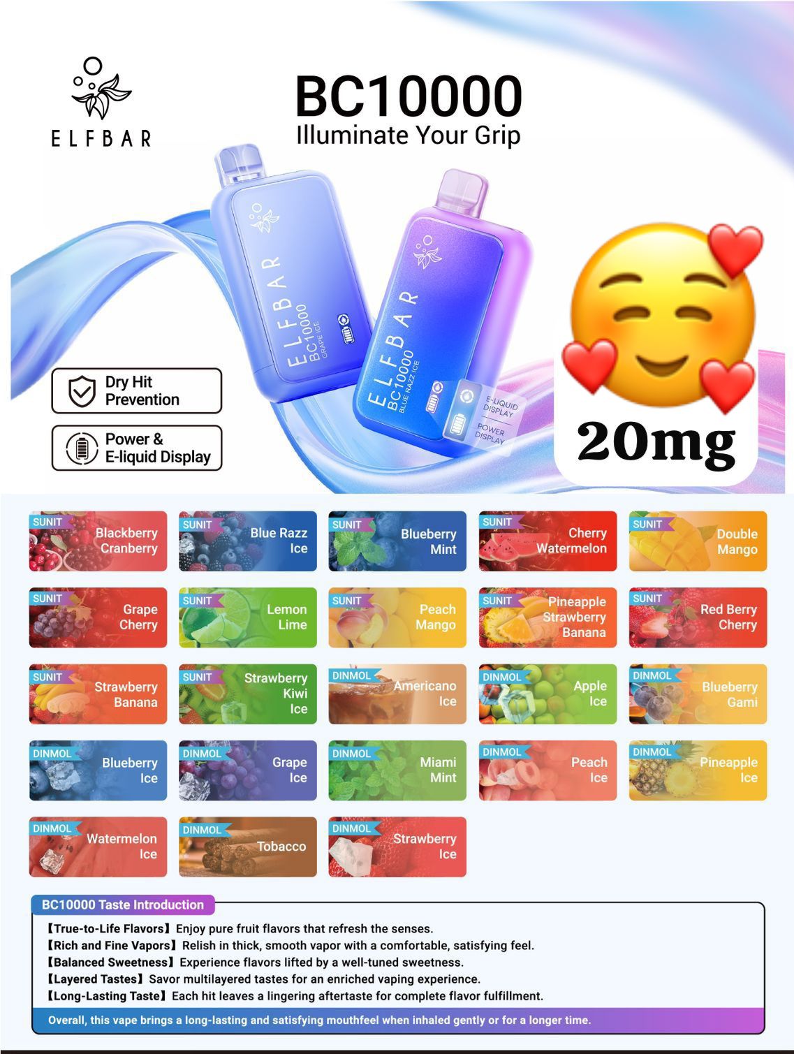 ELFBAR BC10000 Disposable Vape in Dubai