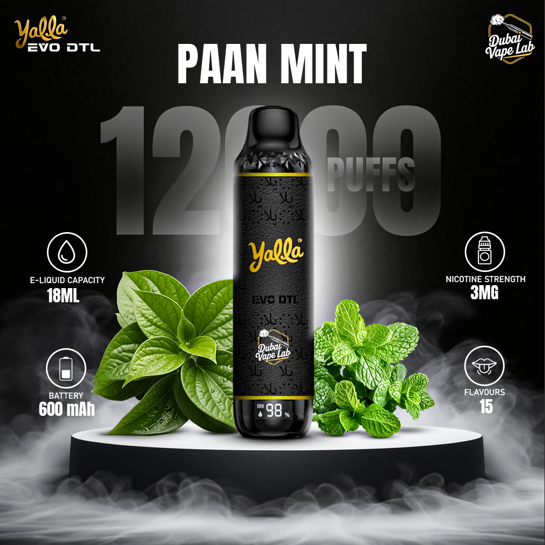 Yalla EVO DTL 12000 Puffs Disposable Vape