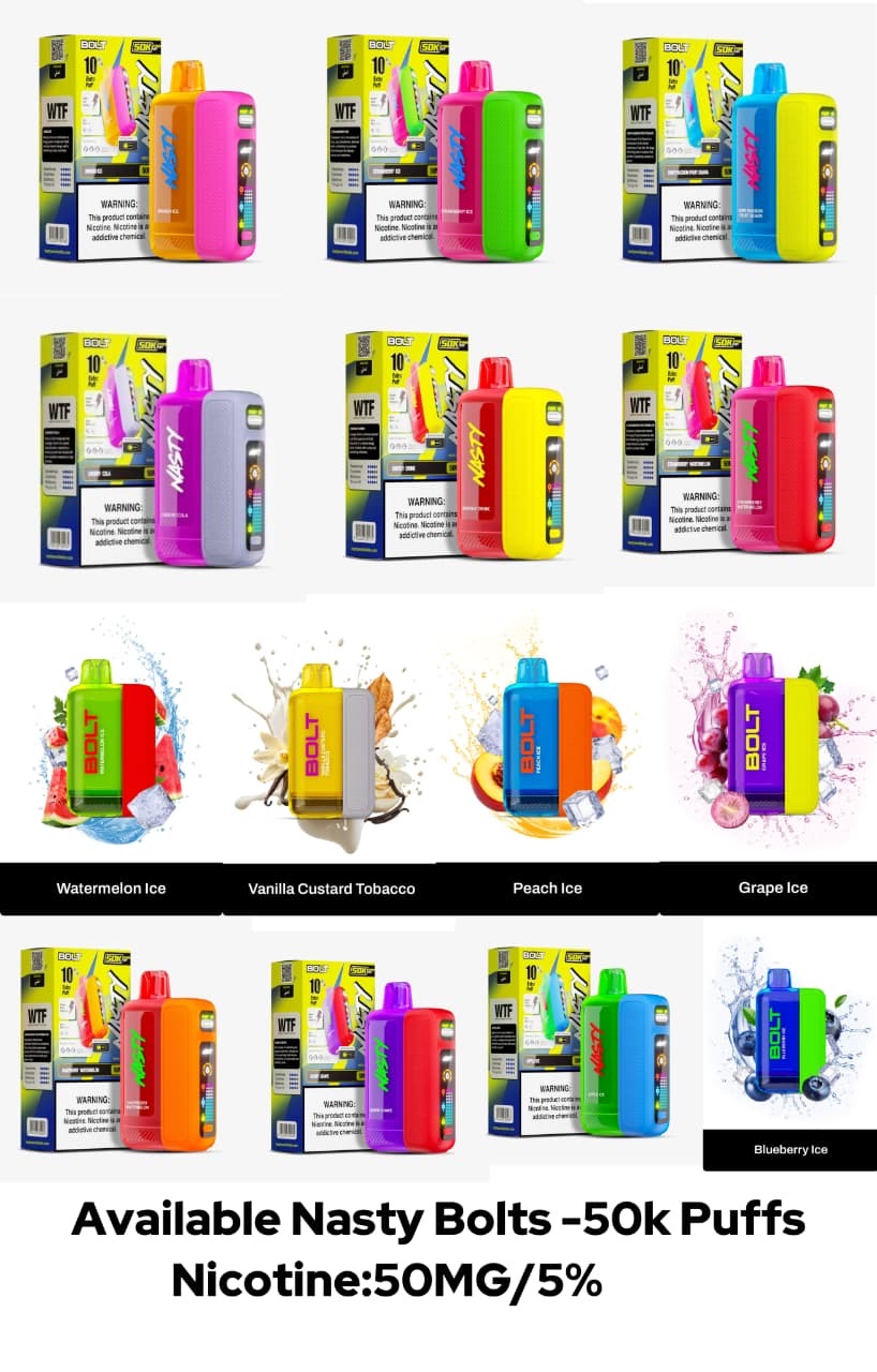 rocket pop vape flavor Nasty Bolt Hyperpuff 50000 Puffs Disposable Vape - Energy Drink | Shop  Today. Get it Tomorrow! main image 1