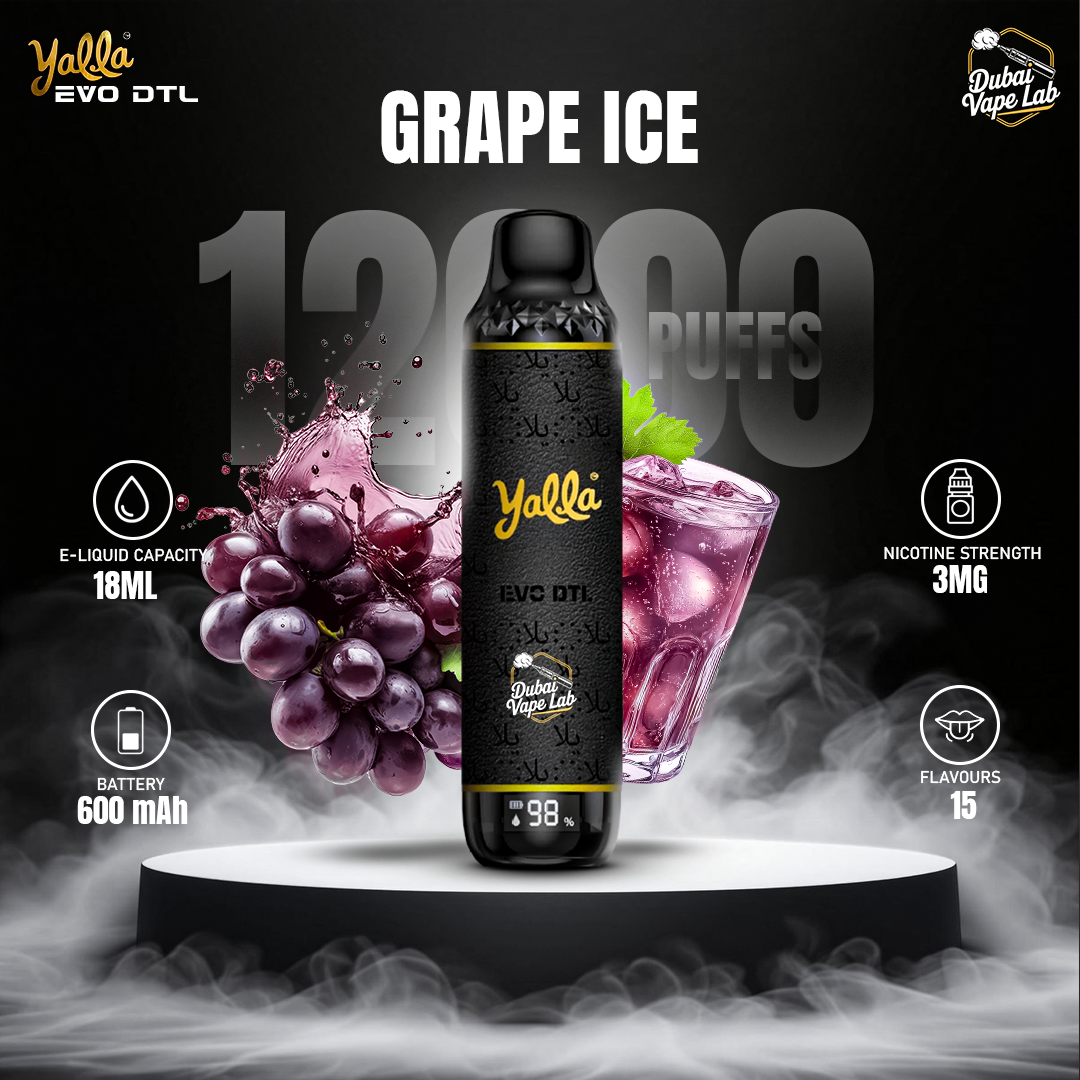 Yalla EVO DTL 12000 Puffs Disposable Vape