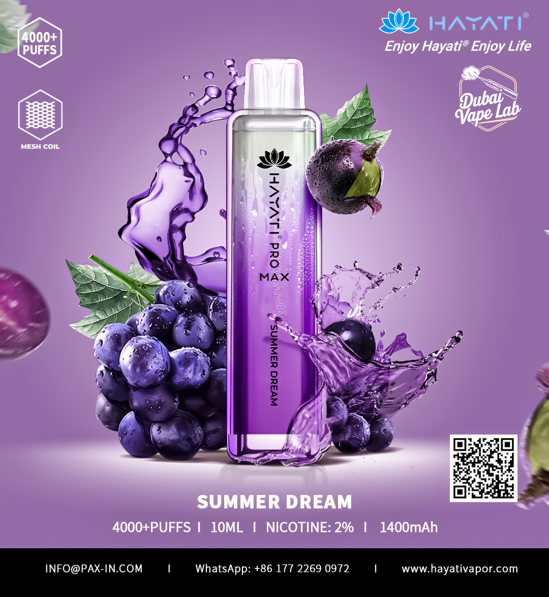 Hayati Crystal Pro Max 4000 Puffs Disposable Vape