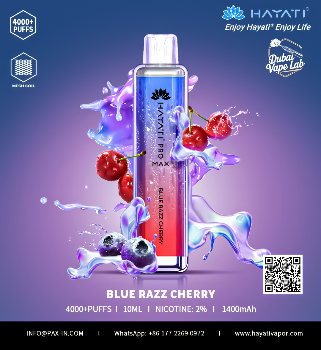 Hayati Crystal Pro Max 4000 Puffs Disposable Vape