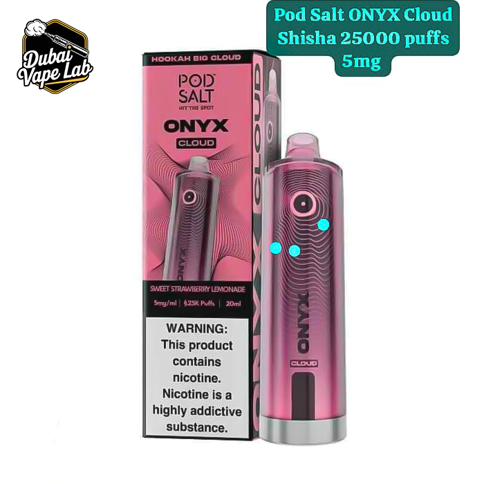 Pod Salt Onyx Cloud Shisha 25000 Puffs Disposable Vape In Dubai