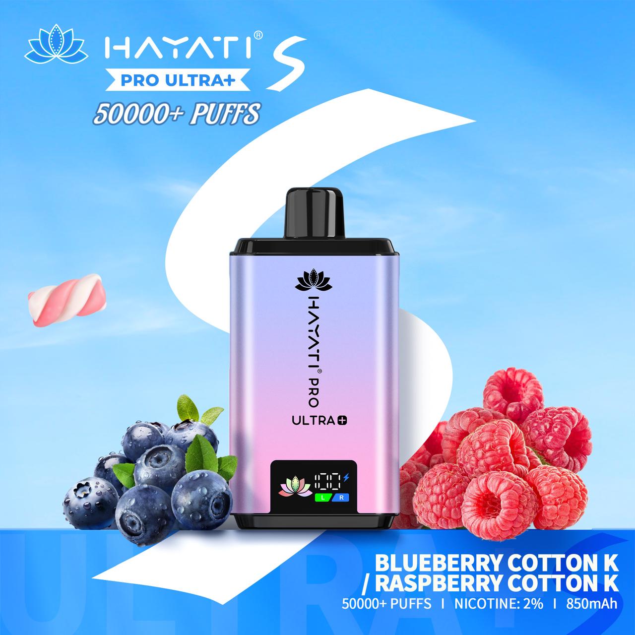 Hayati Pro Ultra Plus 50,000 Puffs Disposable Vape