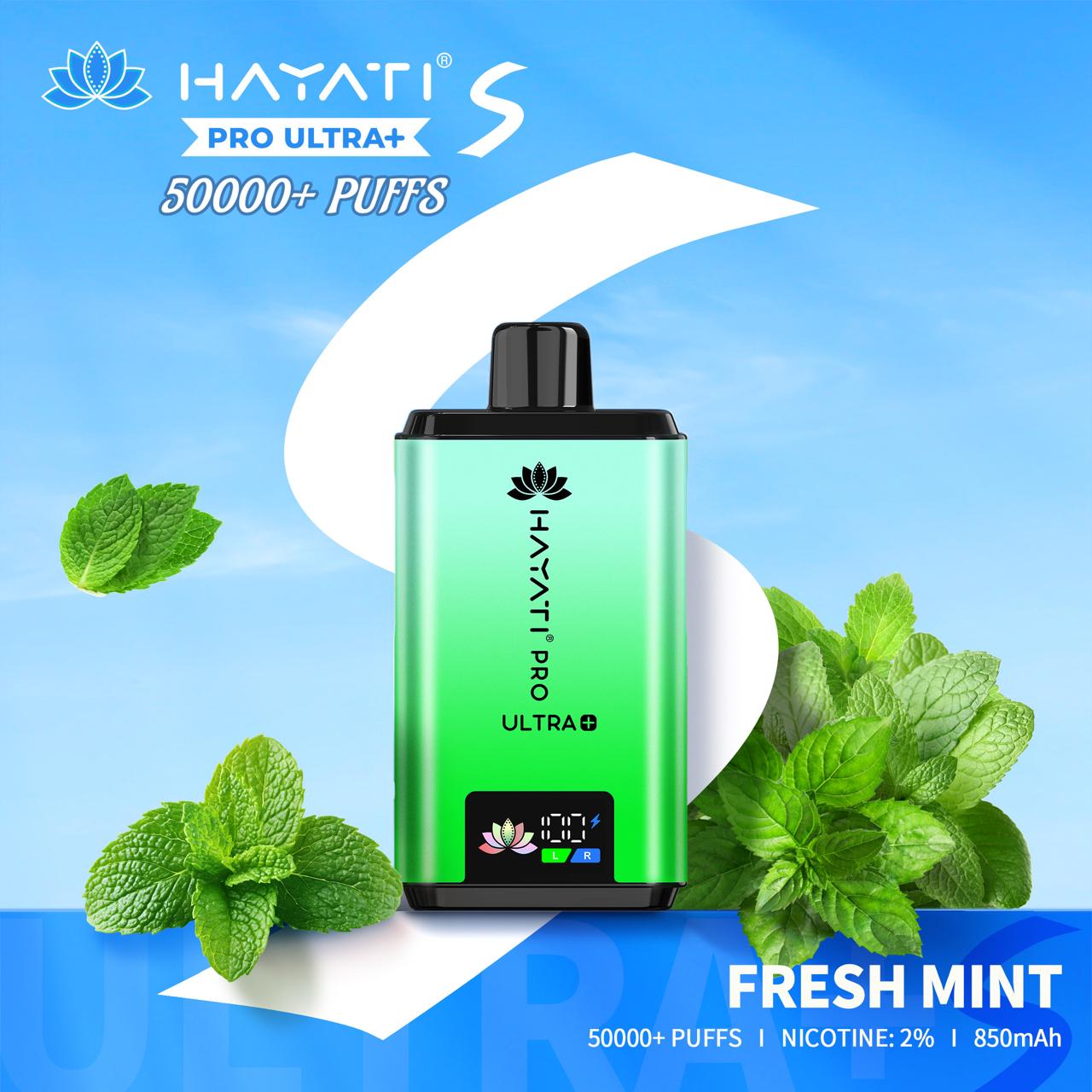 Hayati Pro Ultra Plus 50,000 Puffs Disposable Vape