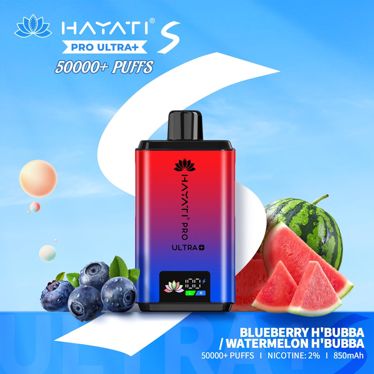 Hayati Pro Ultra Plus 50,000 Puffs Disposable Vape