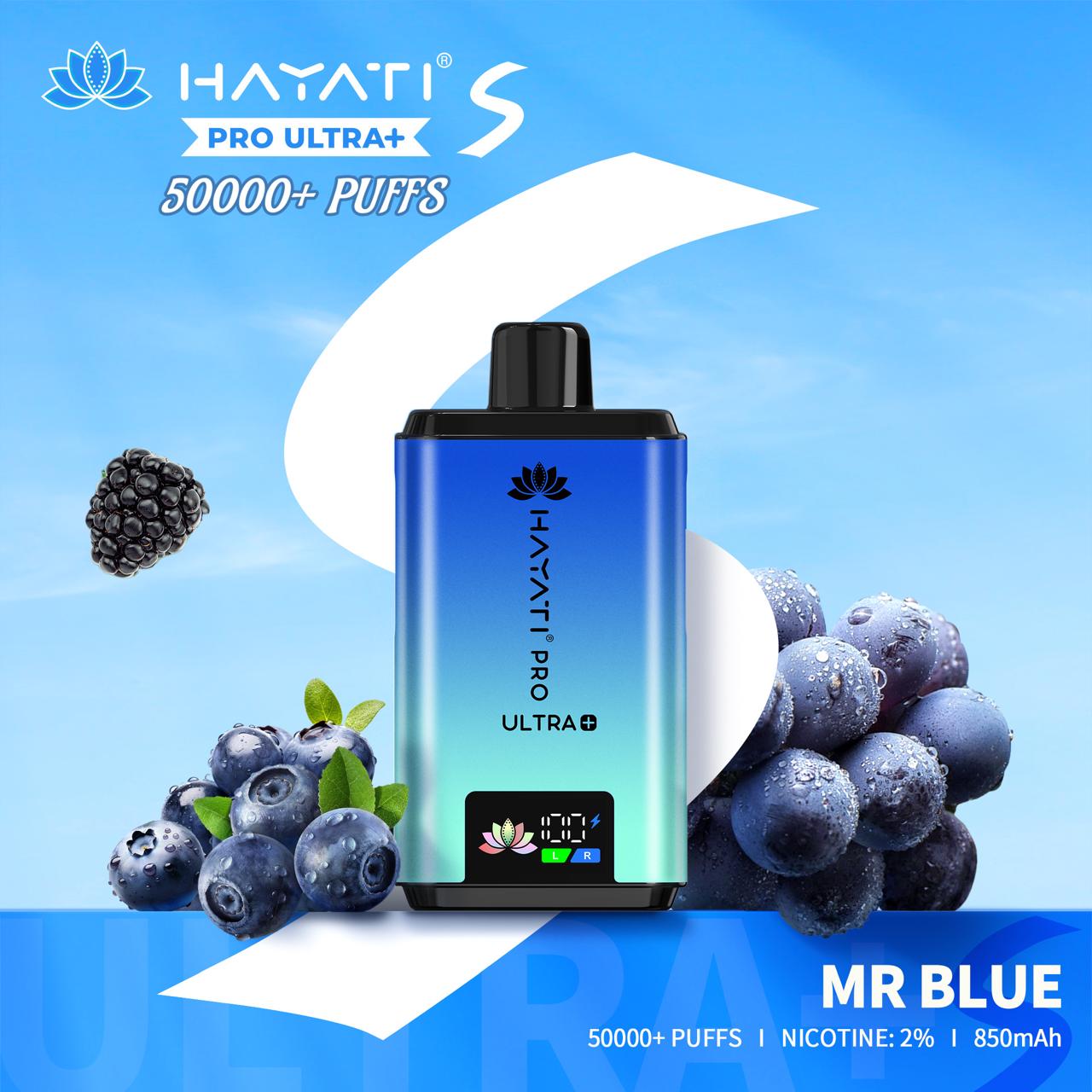 Hayati Pro Ultra Plus 50,000 Puffs Disposable Vape