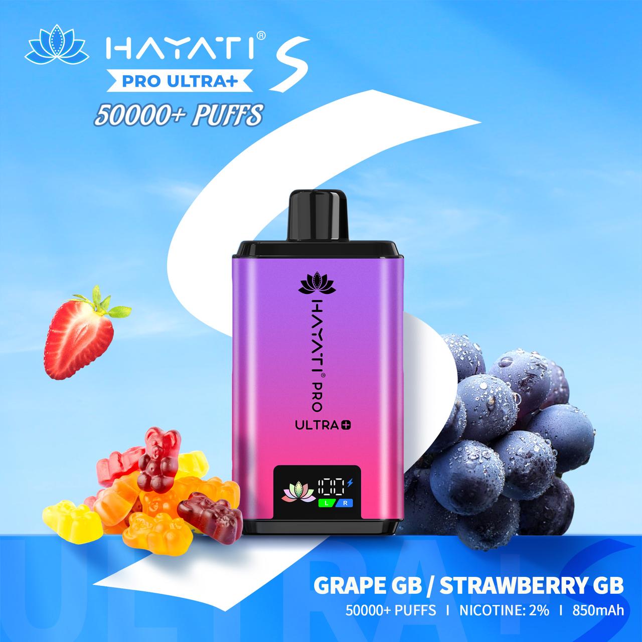 Hayati Pro Ultra Plus 50,000 Puffs Disposable Vape
