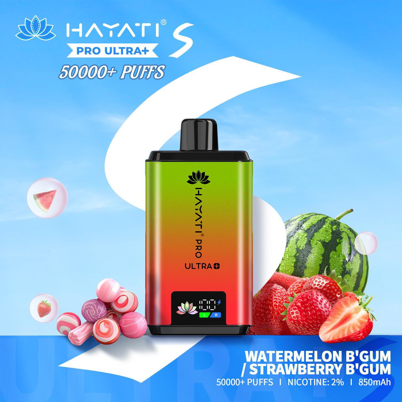Hayati Pro Ultra Plus 50,000 Puffs Disposable Vape