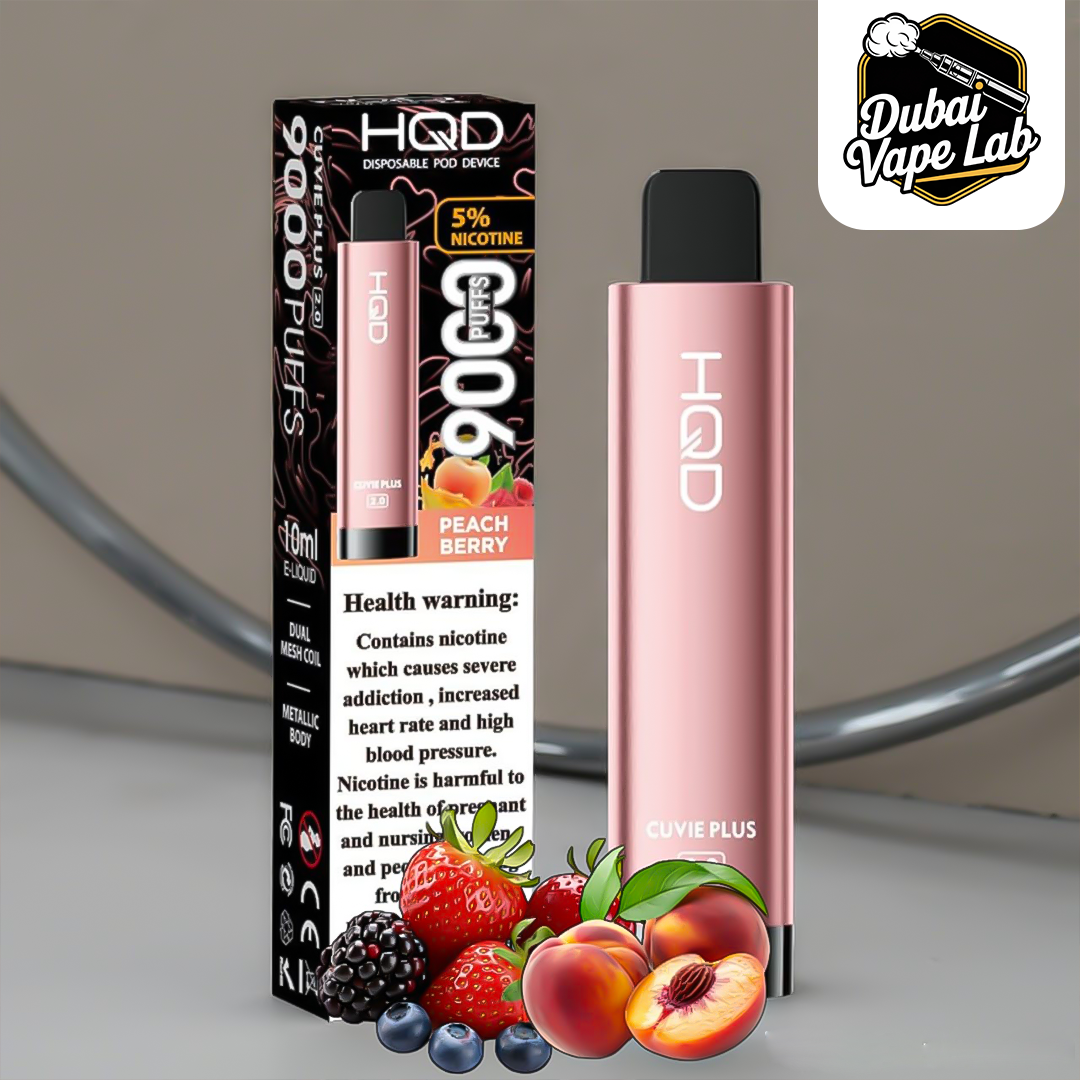 HQD Cuvie Plus 2.0 Disposable Vape 9000 Puffs In Dubai