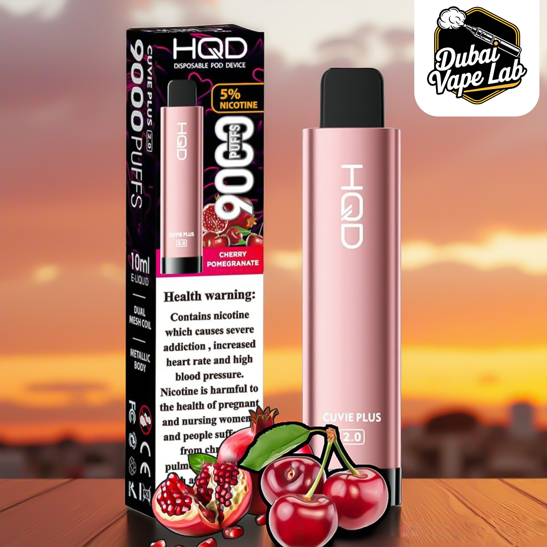 HQD Cuvie Plus 2.0 Disposable Vape 9000 Puffs In Dubai