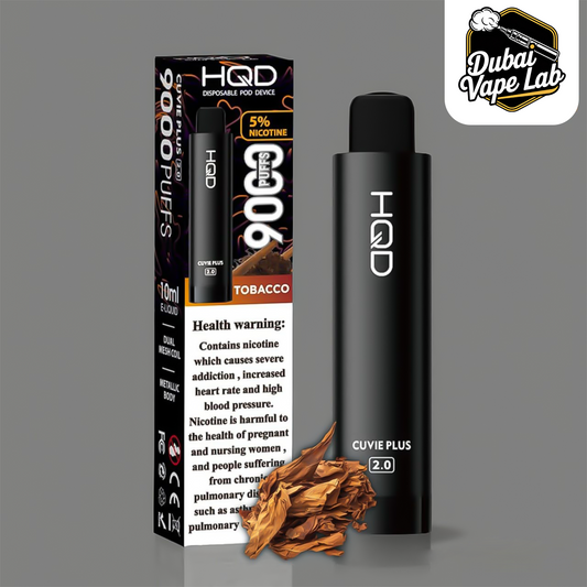 HQD Cuvie Plus 2.0 Disposable Vape 9000 Puffs In Dubai