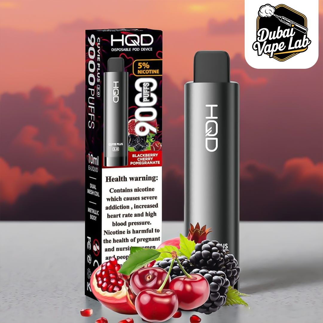 HQD Cuvie Plus 2.0 Disposable Vape 9000 Puffs In Dubai