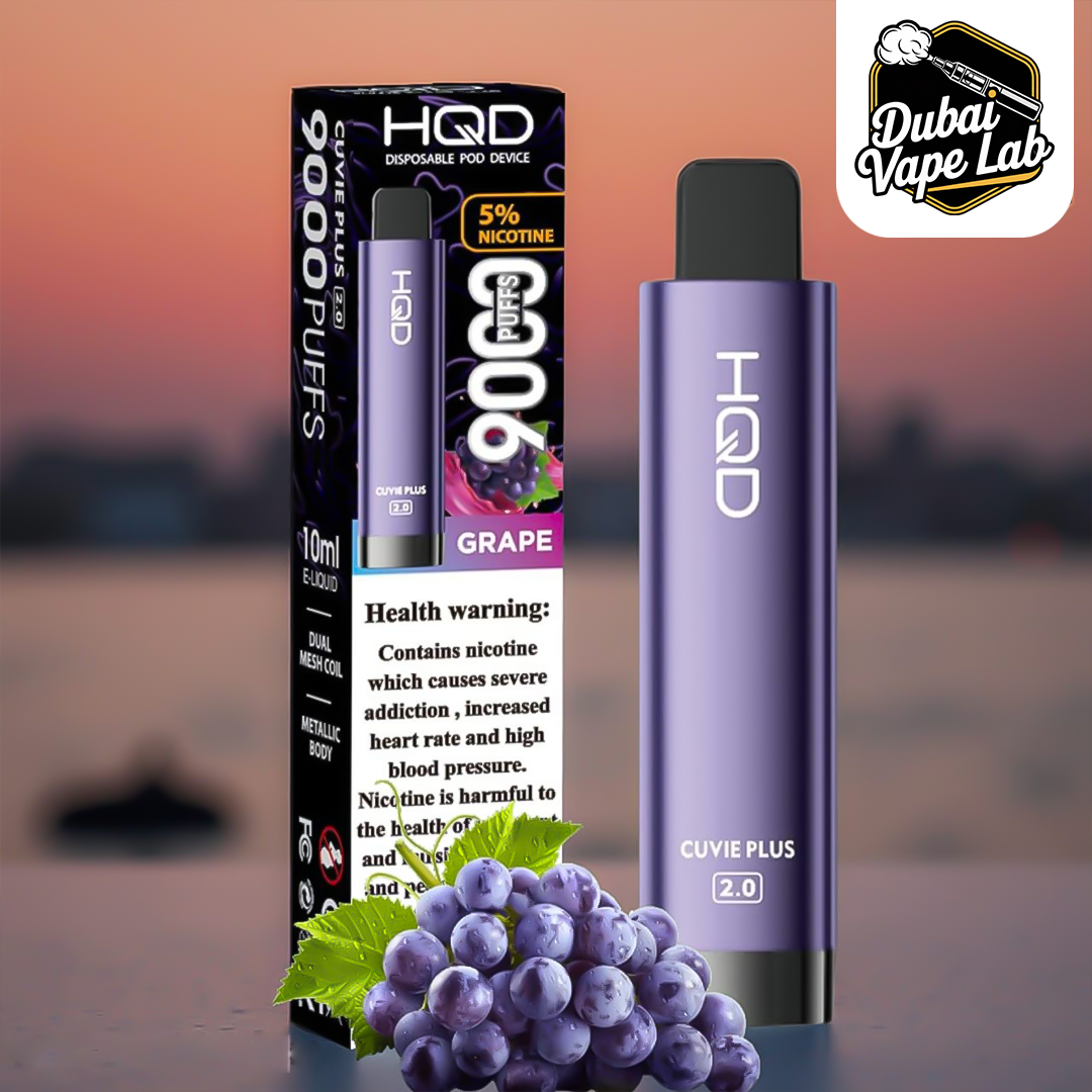 HQD Cuvie Plus 2.0 Disposable Vape 9000 Puffs In Dubai