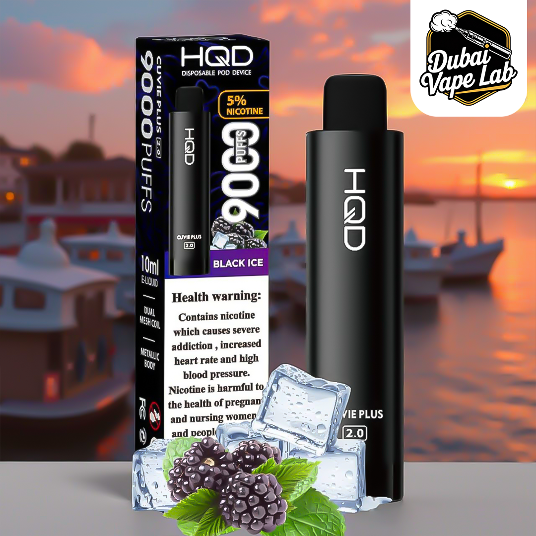 HQD Cuvie Plus 2.0 Disposable Vape 9000 Puffs In Dubai
