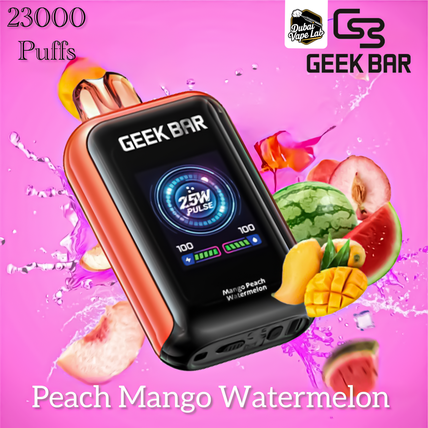 Geek Bar 23000 Puffs Disposable Vape In Dubai
