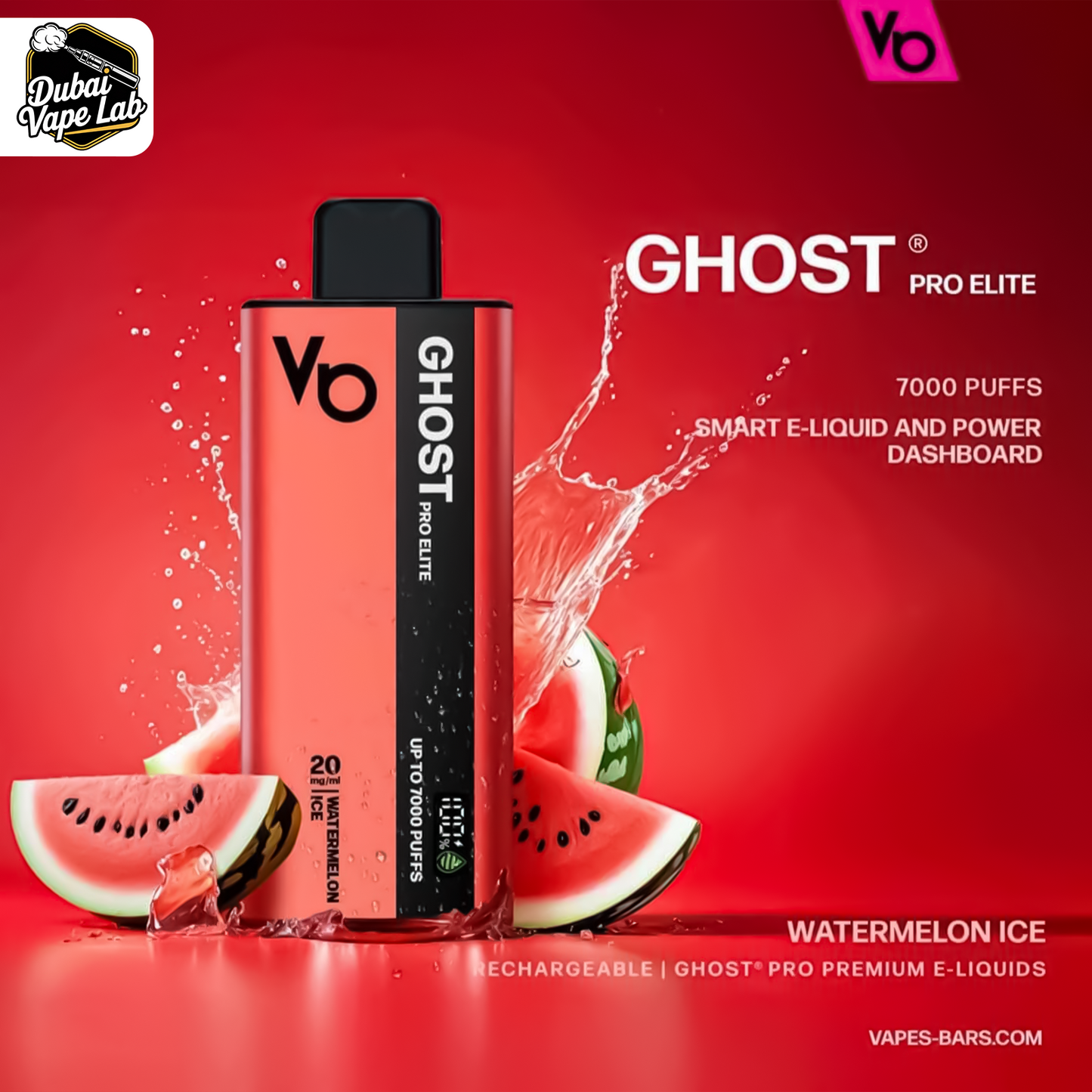 Vapes Bars Ghost Pro Elite 7000 Puffs Disposable Vape In Dubai, UAE