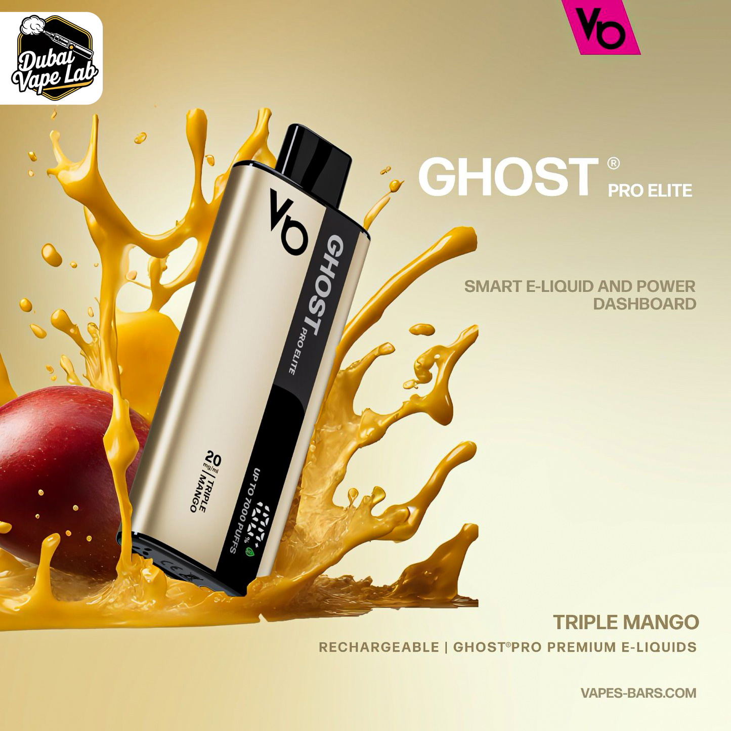 Vapes Bars Ghost Pro Elite 7000 Puffs Disposable Vape In Dubai, UAE