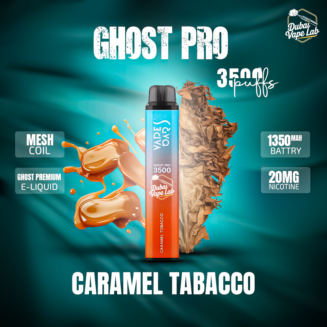 VAPES BAR - GHOST PRO 3500 PUFFS DISPOSABLE VAPE IN UAE
