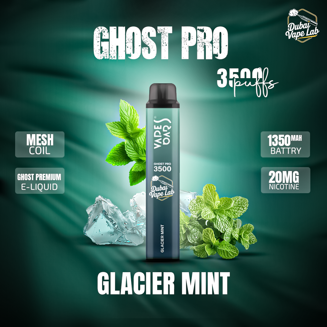 VAPES BAR - GHOST PRO 3500 PUFFS DISPOSABLE VAPE IN UAE
