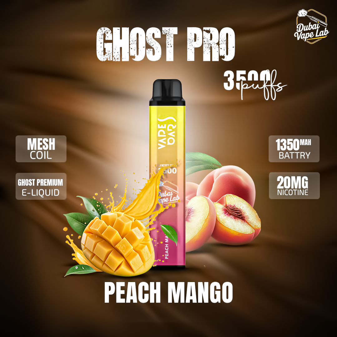 VAPES BAR - GHOST PRO 3500 PUFFS DISPOSABLE VAPE IN UAE