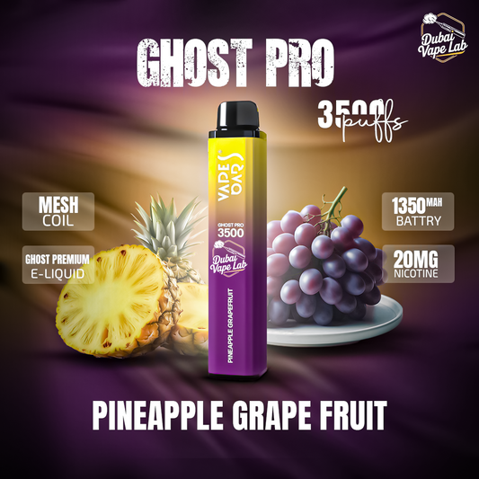 VAPES BAR - GHOST PRO 3500 PUFFS DISPOSABLE VAPE IN UAE